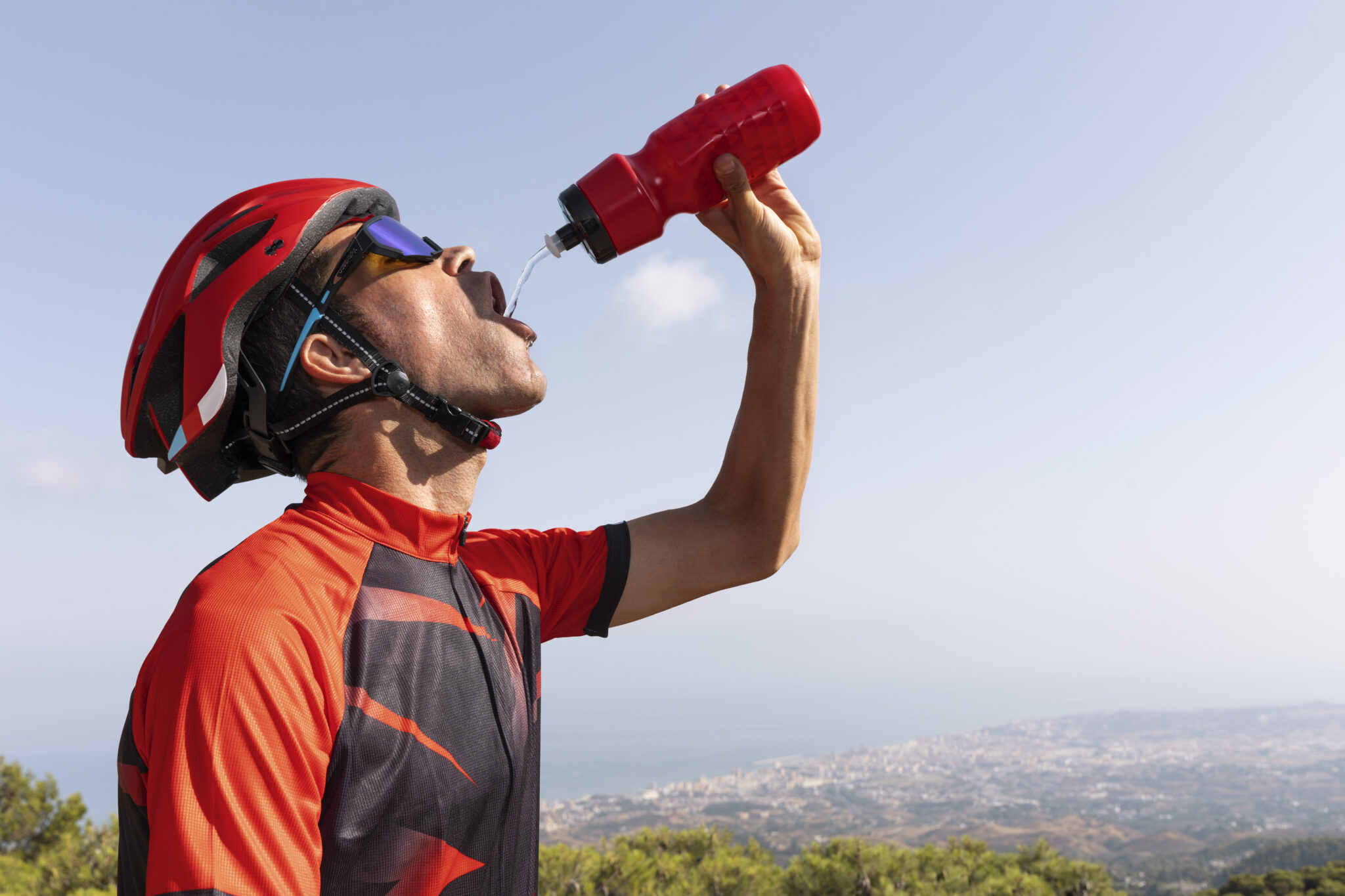 Une boisson énergétique pour un effort physique intense